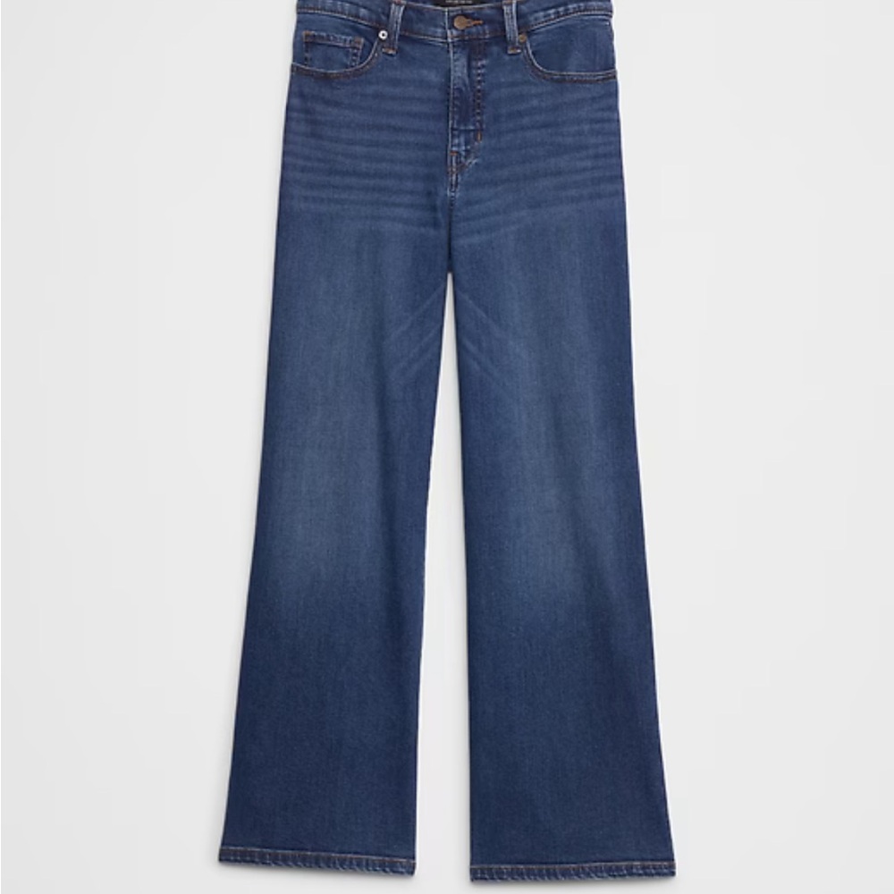 Banana Republic Factory Dark Blue Flare Jeans